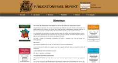 Desktop Screenshot of paul-dupont.fr